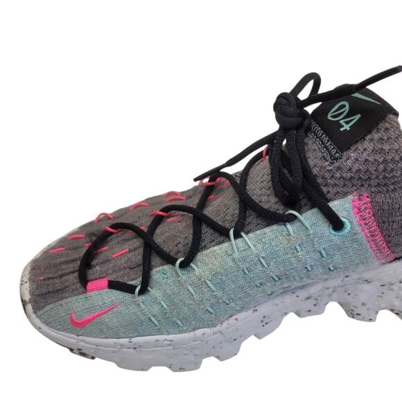 Nike Space Hippie 04 W9/M7.5 Smoke Grey/Pink CD3476-003 w/ Box Sneakers - Picture 8 of 16